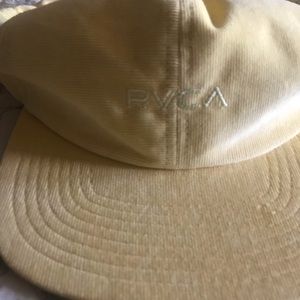 RVCA yellow skate hat